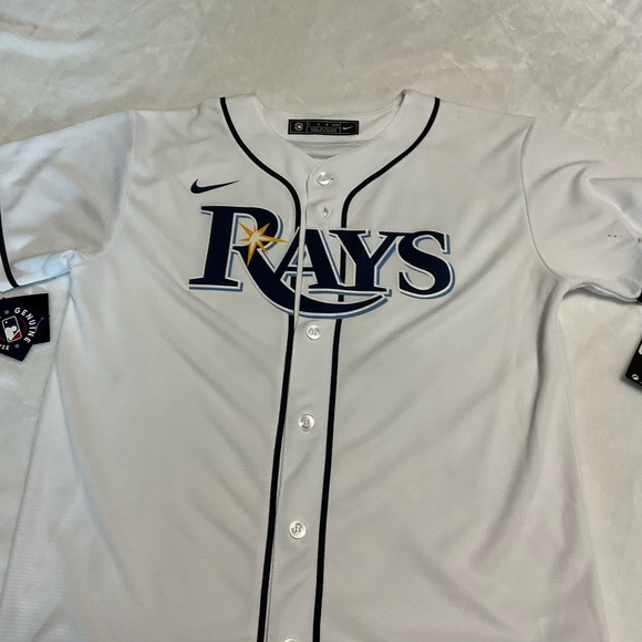 KEVIN KIERMAIER TAMPA BAY RAYS MAJESTIC AUTHENTIC JERSEY NEW WITH TAGS - Picture 2 of 8